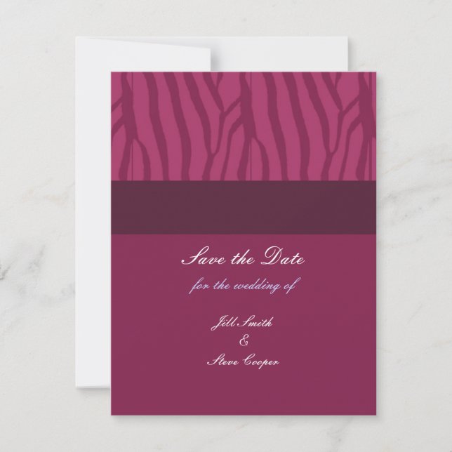 Raspberry Save the Date (Front)