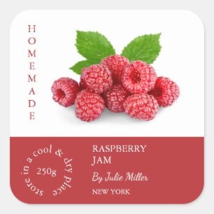 Raspberry Small Business Label