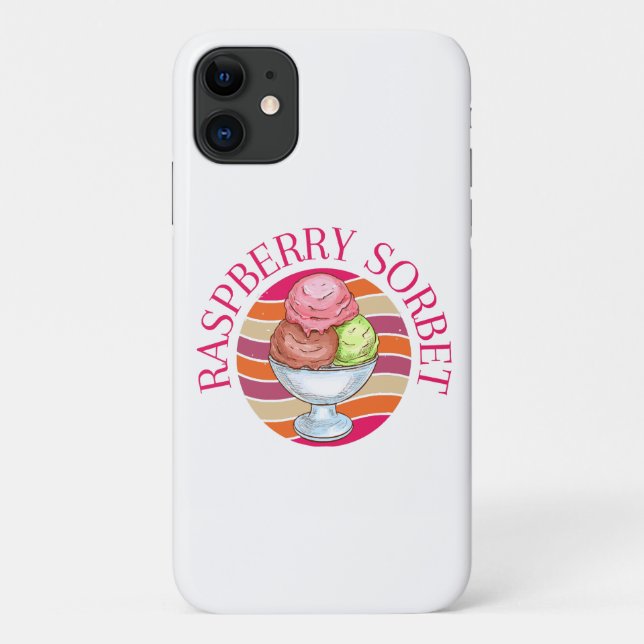 Raspberry Sorbet Case-Mate iPhone Case (Back)