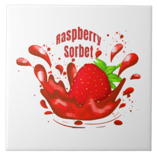 Raspberry Sorbet Ceramic Tile