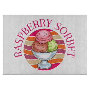 Raspberry Sorbet Cutting Board