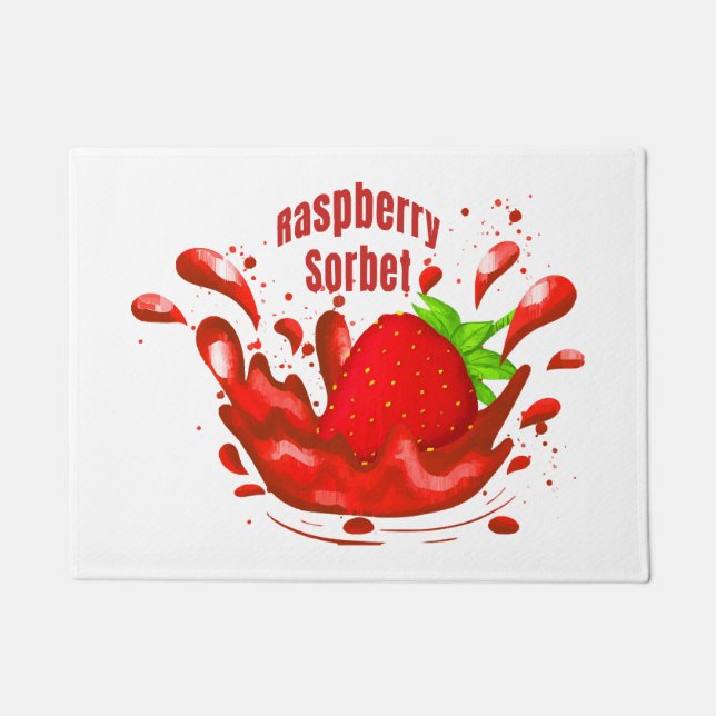 Raspberry Sorbet Doormat (Front)