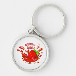 Raspberry Sorbet Key Ring