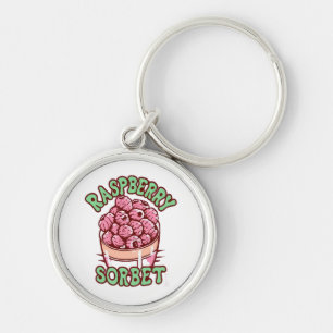 Raspberry Sorbet Key Ring
