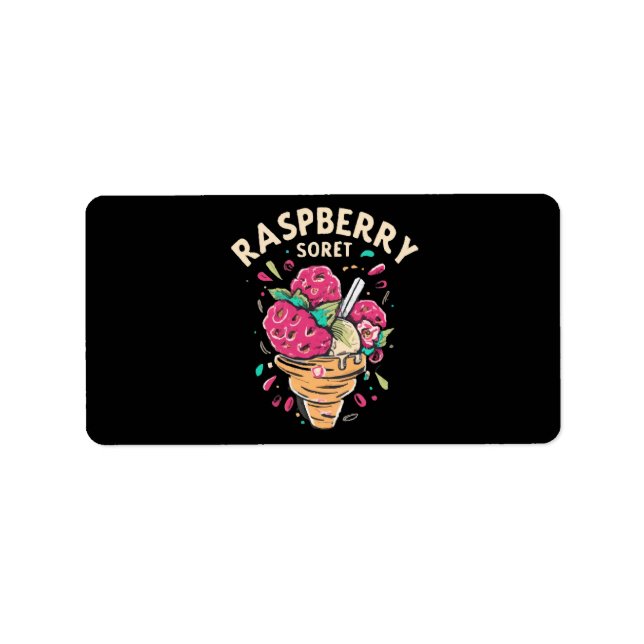 Raspberry Sorbet  Label (Front)