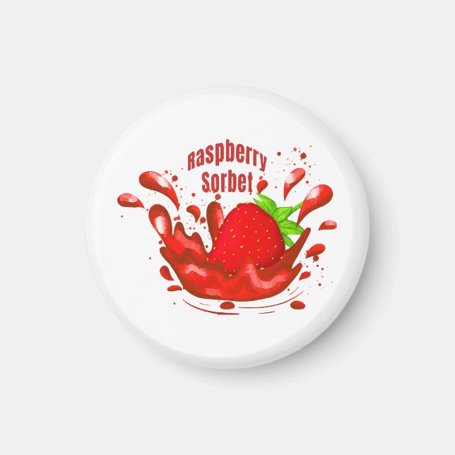 Raspberry Sorbet Magnet (Front)