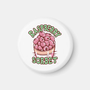 Raspberry Sorbet Magnet