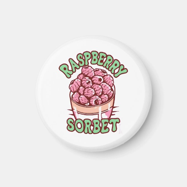 Raspberry Sorbet  Magnet (Front)
