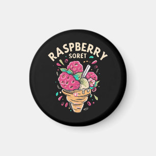Raspberry Sorbet Magnet