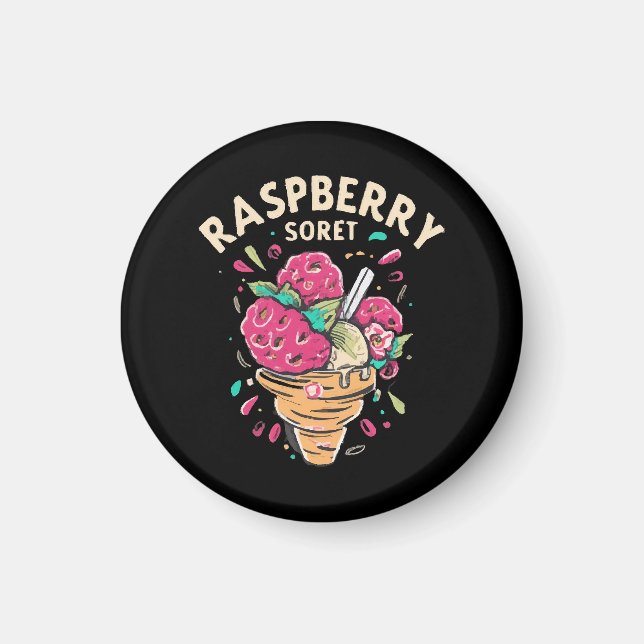 Raspberry Sorbet  Magnet (Front)