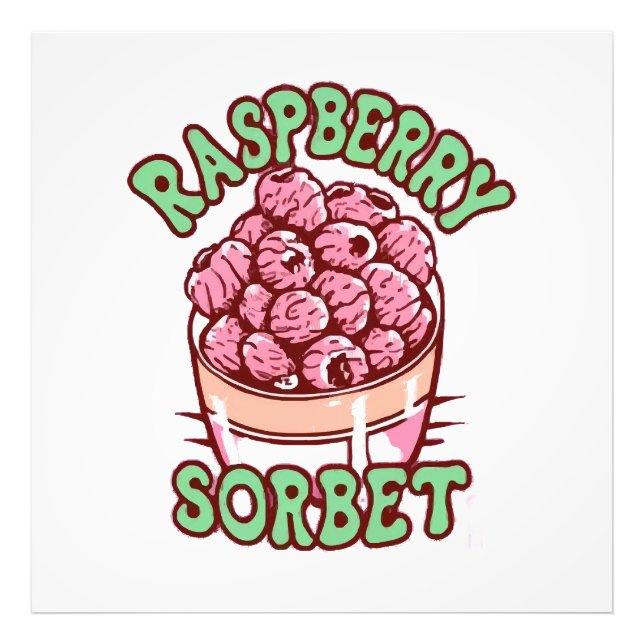 Raspberry Sorbet  Photo Print (Front)
