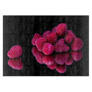 Raspberry Still Life Cutting Board