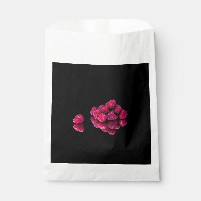 Raspberry Still Life Favour Bag (Front)