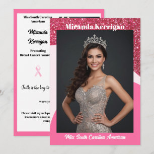 Raspberry Twist Pageant Titleholder Autograph Card