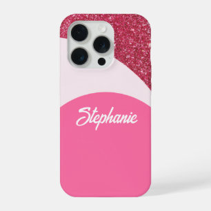 Raspberry Twist Personalised Sparkle Phone Case