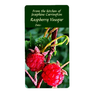 Raspberry Vinegar Labels