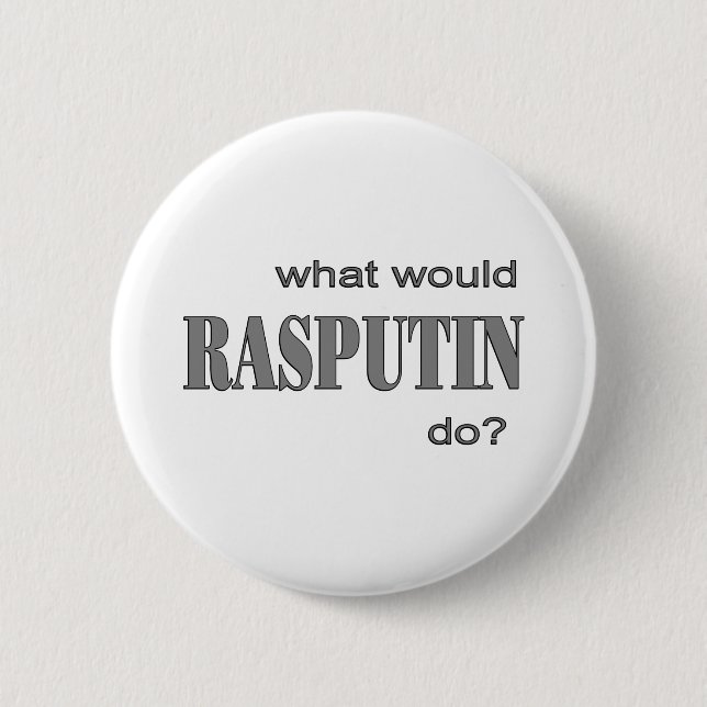 Rasputin 6 Cm Round Badge (Front)