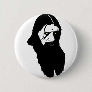 Rasputin--Black 6 Cm Round Badge