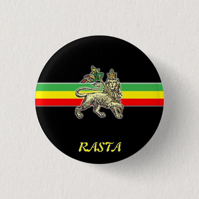 RASTA 3 CM ROUND BADGE (Front)