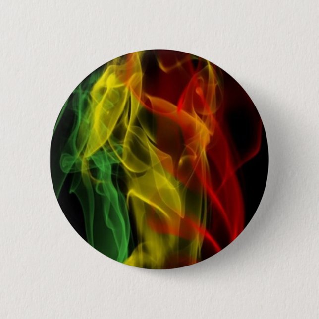 rasta 6 cm round badge (Front)