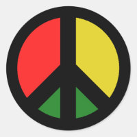 Rasta Ban The Bomb CND Peace Symbol
