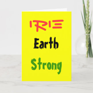 Rasta birthday greeting cards