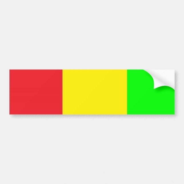 Rasta Bumper Sticker (Front)