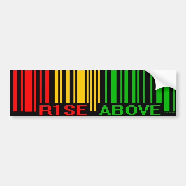 RASTA BUMPER STICKER (Front)