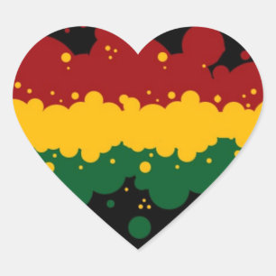 Rasta by Picona™ Heart Sticker