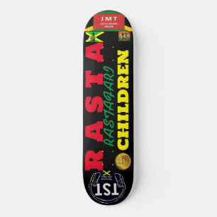 RASTA CHILDREN  JMT JAMAICA 8 1/4" Skateboard Deck