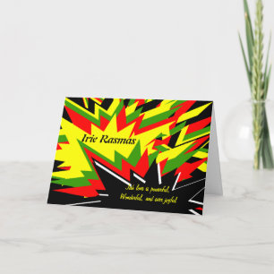 rasta christmas greeting cards