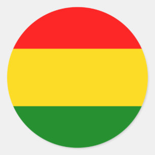 Rasta Classic Round Sticker