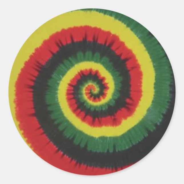 Rasta Classic Round Sticker (Front)