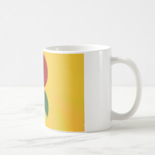 Rasta Colours Abstract Art Print Coffee Mug