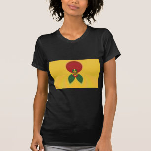 Rasta Colours Abstract Art Print T-Shirt