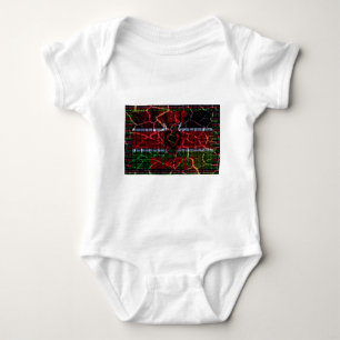 Rasta colours baby bodysuit