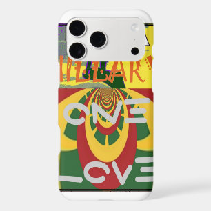Rasta colours themed: spiral red, green, and yello
