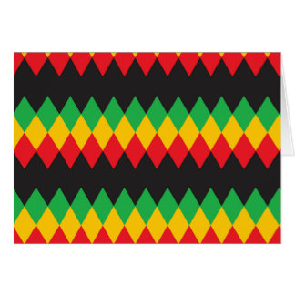 Rasta Diamond Pattern