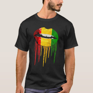 Rasta Dripping Lips Rastafarian Reggae Clothing T-Shirt