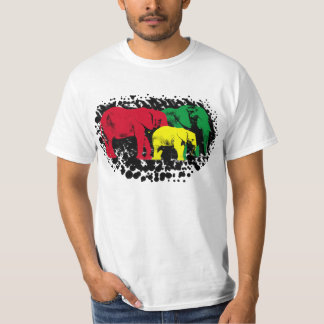Rasta elephant dirty T T-Shirt