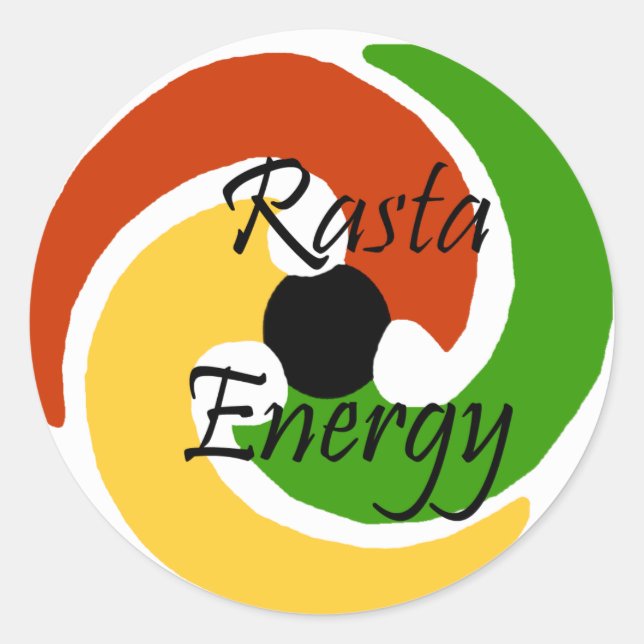 Rasta Energy  stickers (Front)