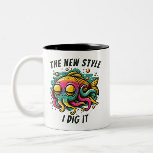 Rasta fish "New stile I dig it" Mug
