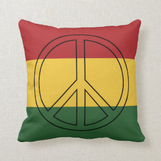 Rasta Flag Colours Cushion