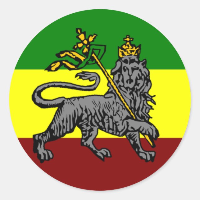 Rasta Flag sticker (Front)