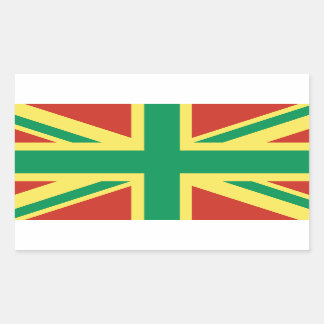 Rasta Flag UK Sticker