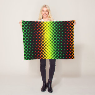 Rasta Fleece Blanket