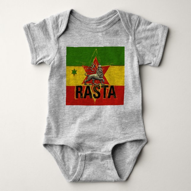 Rasta Gear Shop Baby Jersey Suit Bodysuit (Front)