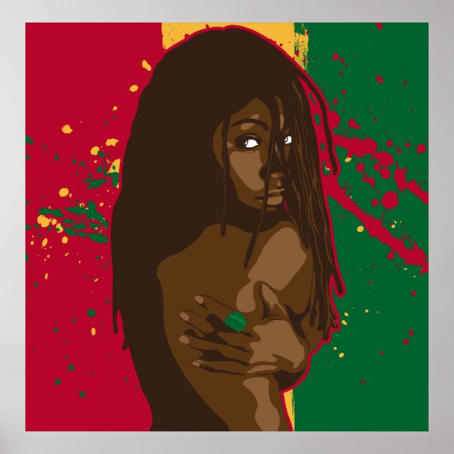 Rasta Girl Poster (Front)