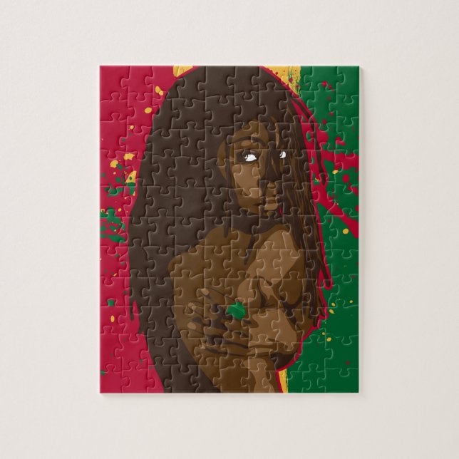 Rasta Girl Puzzle (Vertical)