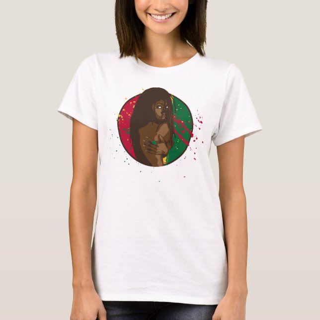 Rasta Girl T-Shirt (Front)